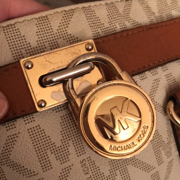 Michael Kors MK large Hamilton East West signature satchel - Picture 8 of 14